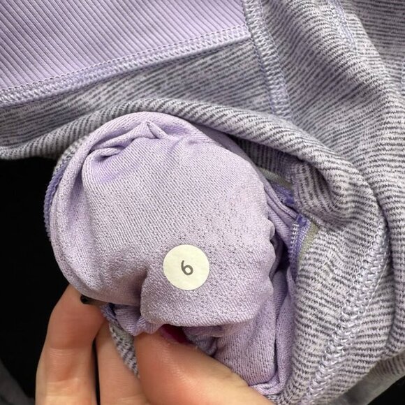Lululemon Athletica Purple with Black and Gray Blends Track Jacket - Picture 5 of 5